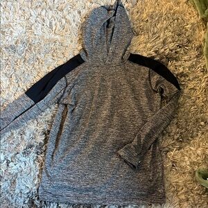 Xersion Heathered Gray Hoodie